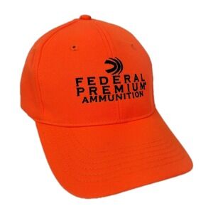 OMCM Federal Premium Ammunition Hat Hunters Blaze Orange Snapback Shooting